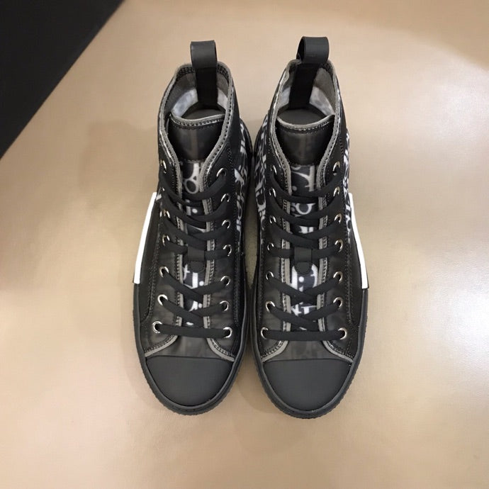 GLM - DIR B23 Black HIGH-TOP SNEAKER