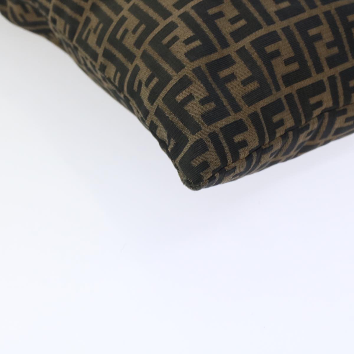 FENDI Zucca Canvas Hand Bag 2Set Black Brown 45973