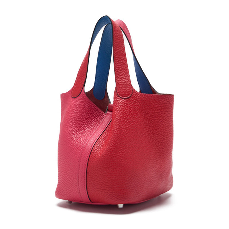 HERMES ERMES Picotin Lock PM Violet Handbag al Clemence Brunel  Rouge (Silver G) Handbag  Handbag Lady Handbags ÃƒÂ£Ã¢â€šÂ¬Ã‚Â DeliveryÃƒÂ£Ã¢â€šÂ¬Ã¢â‚¬Ëœ Vintage s Online
