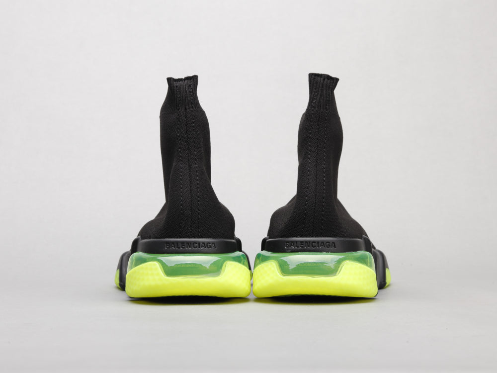 GLM - Bla Socks Air Cushion Black Green Sneaker
