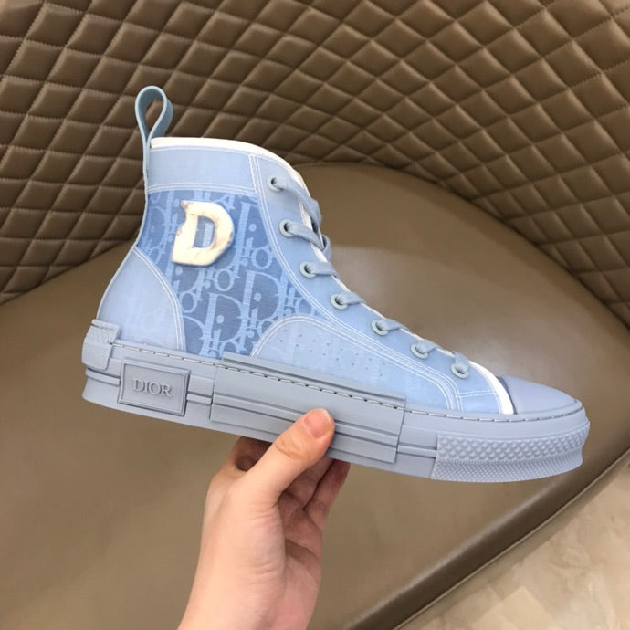 GLM - DIR B23 BLUE HIGH-TOP SNEAKER