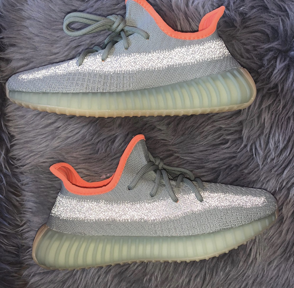GLM - Yzy 350 Gray Orange Sneaker