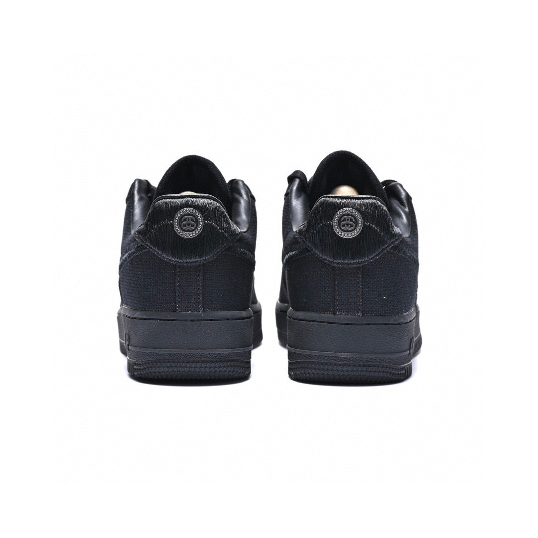 GLM - AF1 x Stussy Collaboration Pure Black