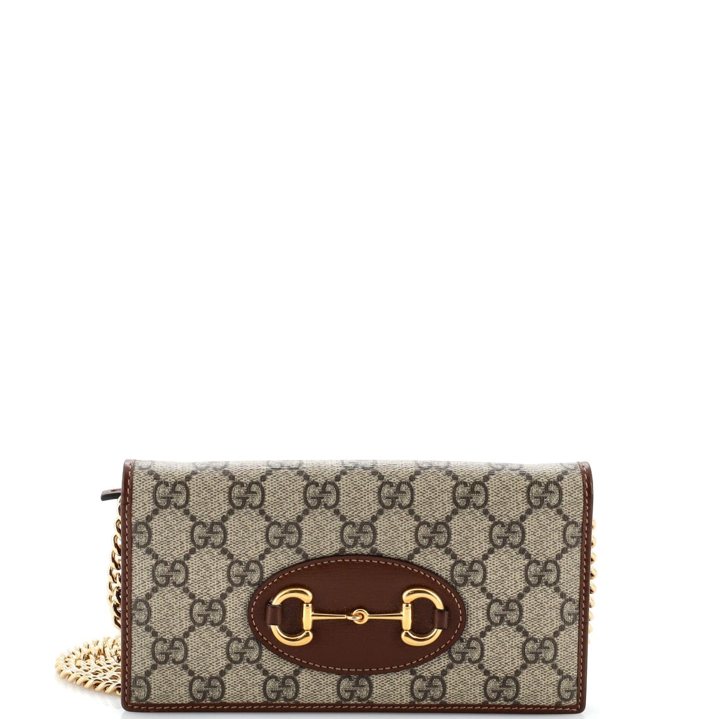 Horsebit 1955 Chain Wallet GG Coated Canvas
