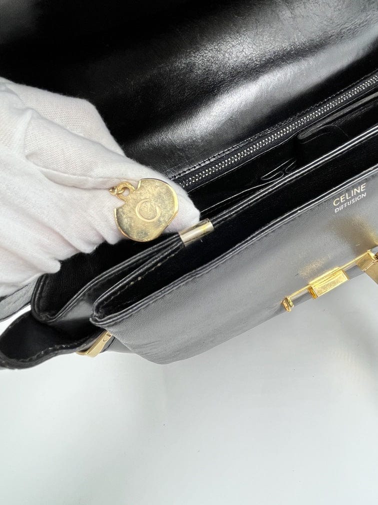 Vintage Celine Triomphe Box Bag