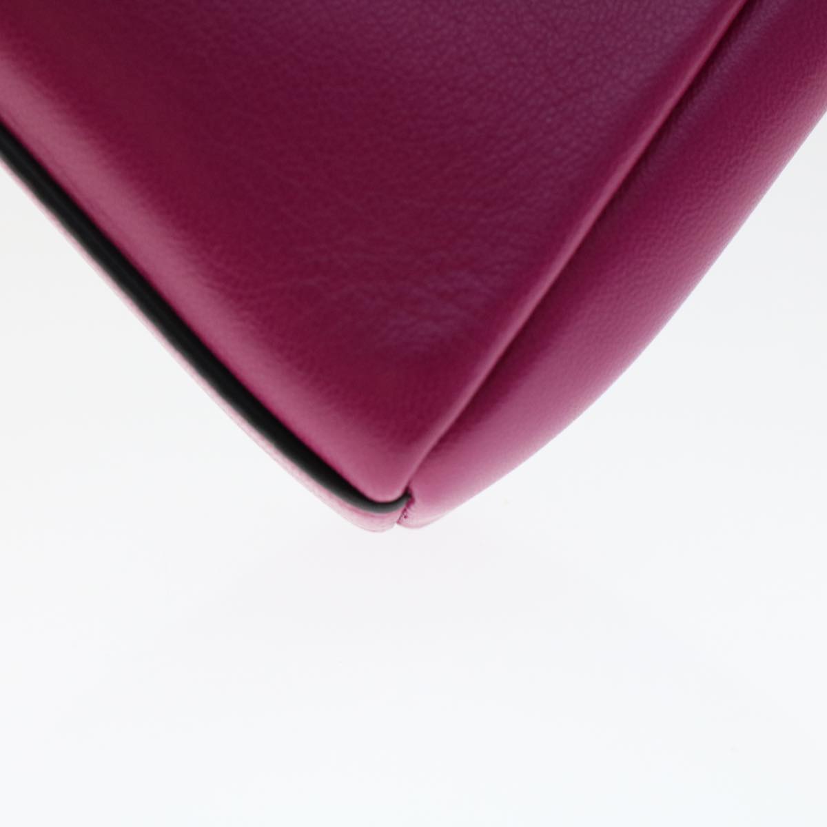 FENDI Shoulder Bag Leather Pink 47385