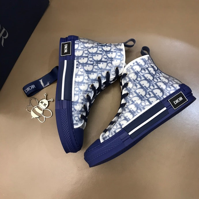 GLM - DIR B23 Blue HIGH-TOP SNEAKER