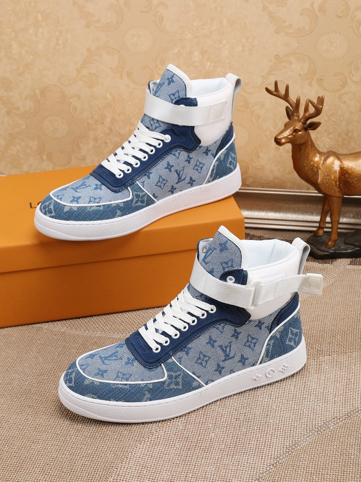 GLM - LUV High Top Blue Sneaker