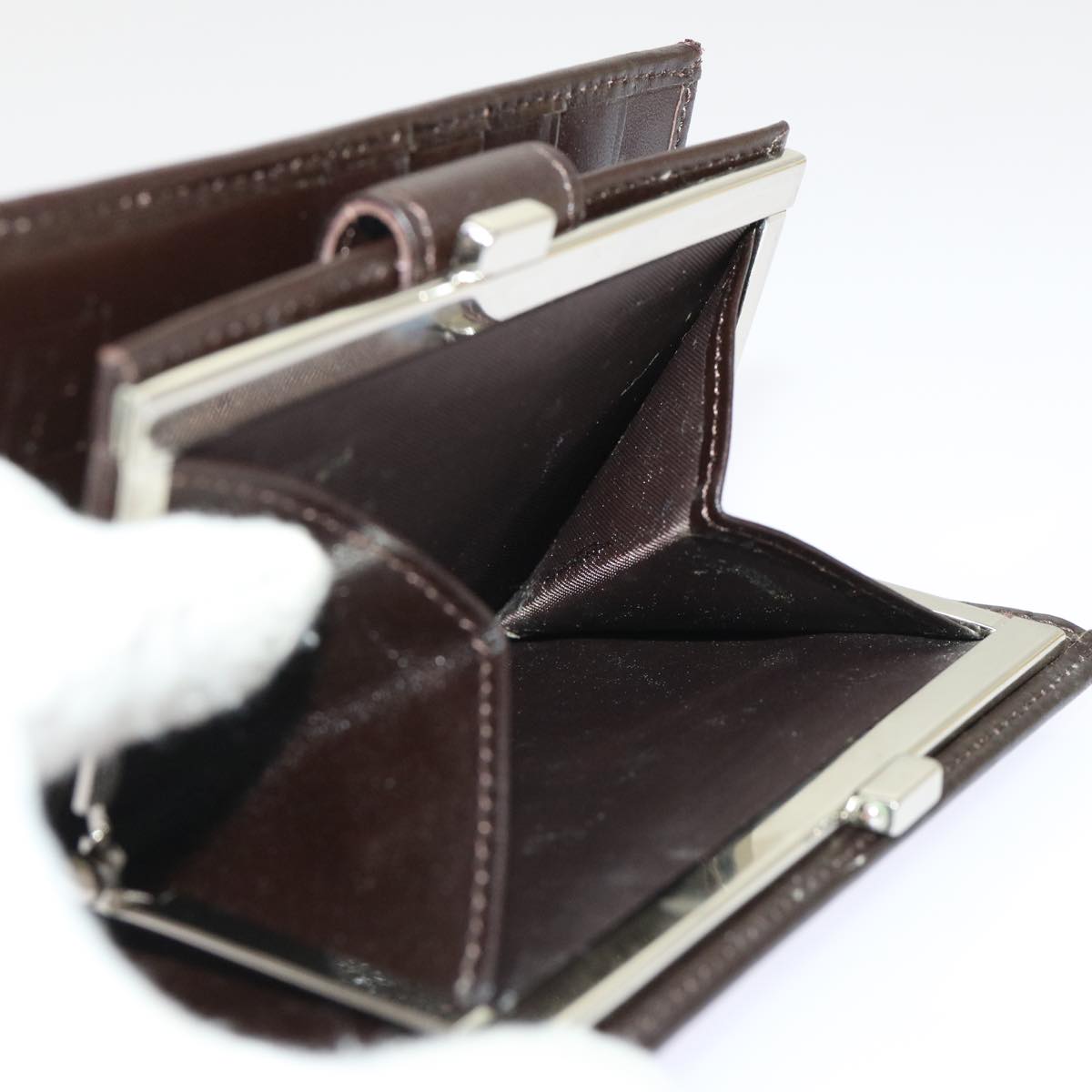 FENDI Zucca Canvas Wallet Black Brown 2251-01692-009 47535