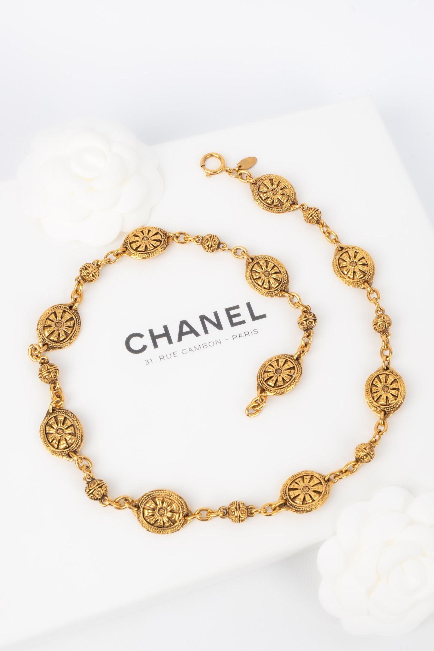 Collier dorÃƒÆ’Ã‚Â© Chanel 1980s