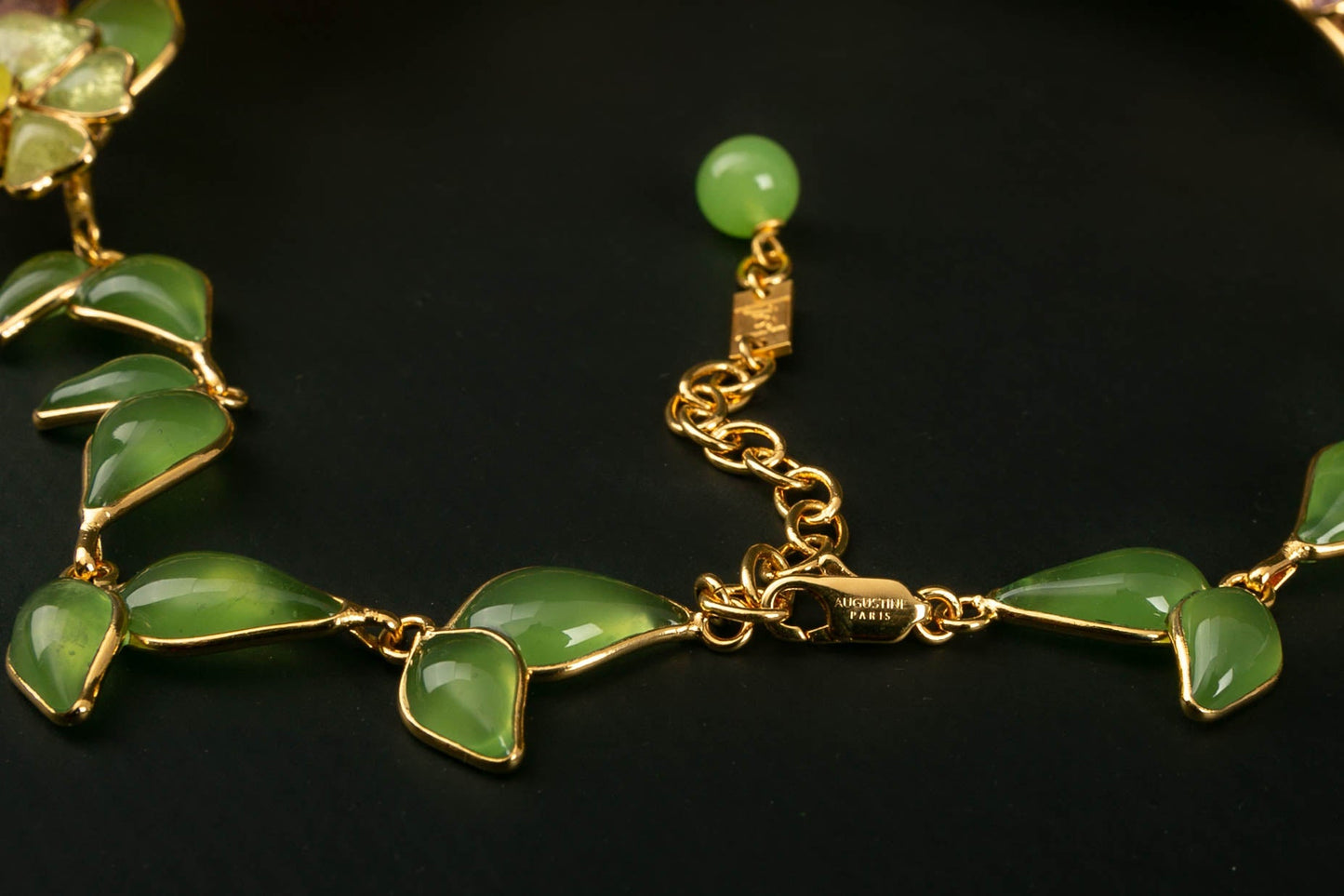 Collier en pÃƒÆ’Ã‚Â¢te de verre Augustine