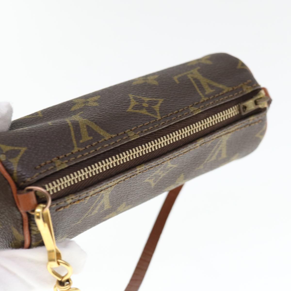Louis Vuitton Papillon  Canvas Clutch Bag ()