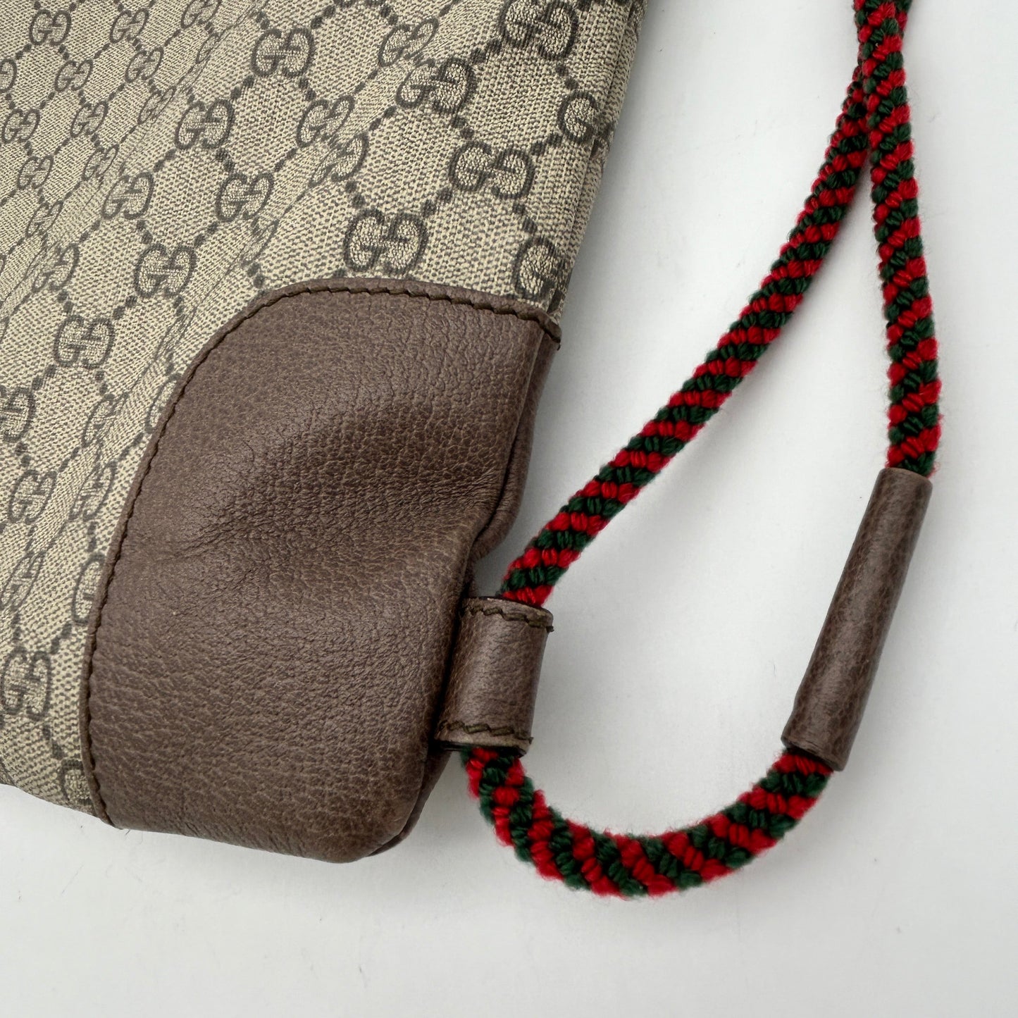 Gucci GG Supreme Coated Canvas Leather Backpack