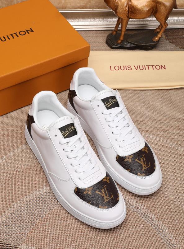 GLM - LUV GLMnogram Denim Brown and White Sneaker