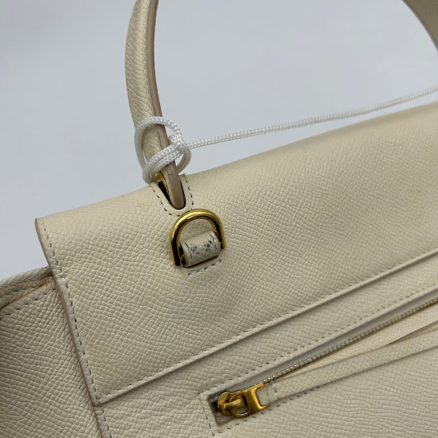 Celine Beige Belt Shoulder Bag