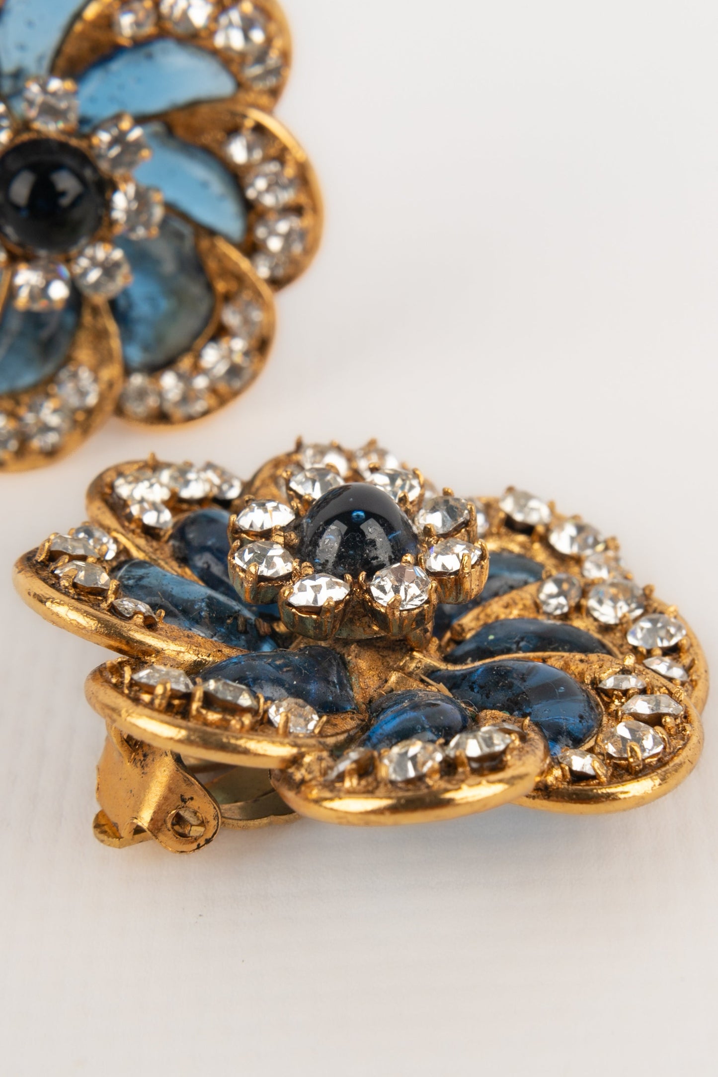 Boucles d'oreilles fleur Chanel