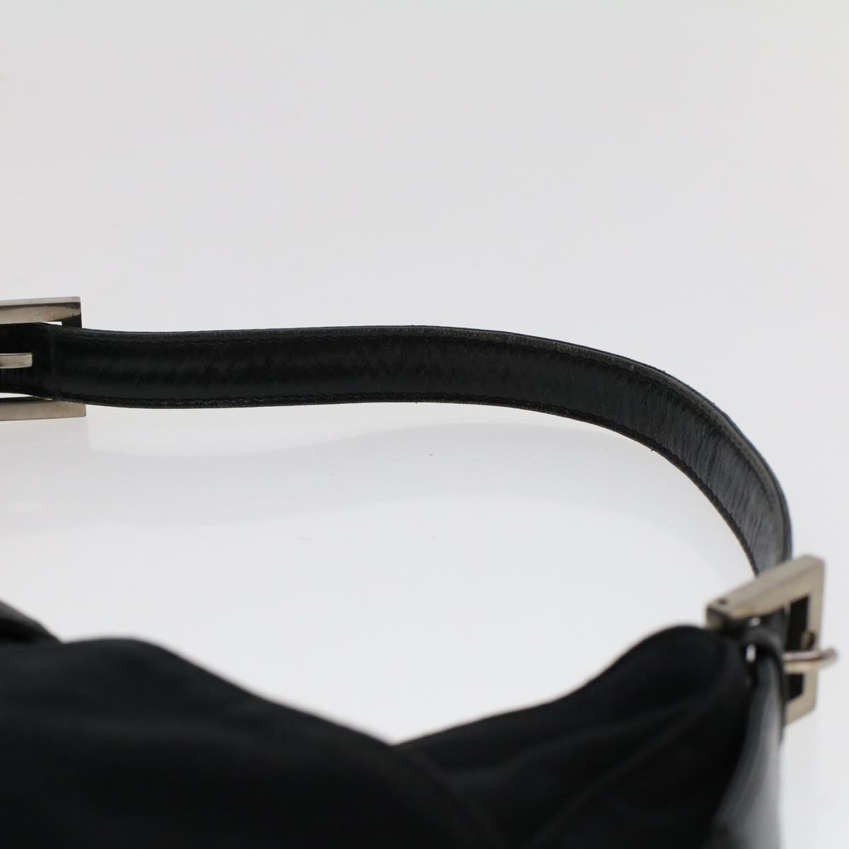 FENDI Shoulder Bag Nylon Black 48463