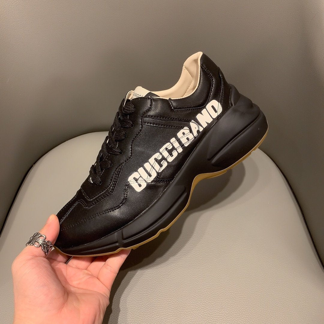 GLM-GCI  RHYTON VINTAGE TRAINER BAND BLACK SNEAKER 140