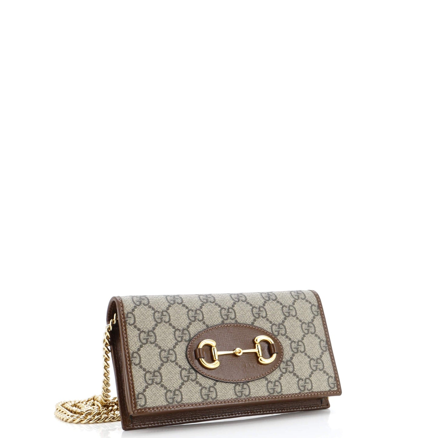 Horsebit 1955 Chain Wallet GG Coated Canvas