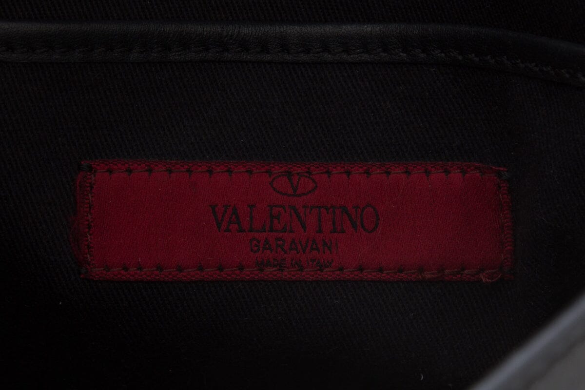 Valentino Black Rockstud Medium Handbag