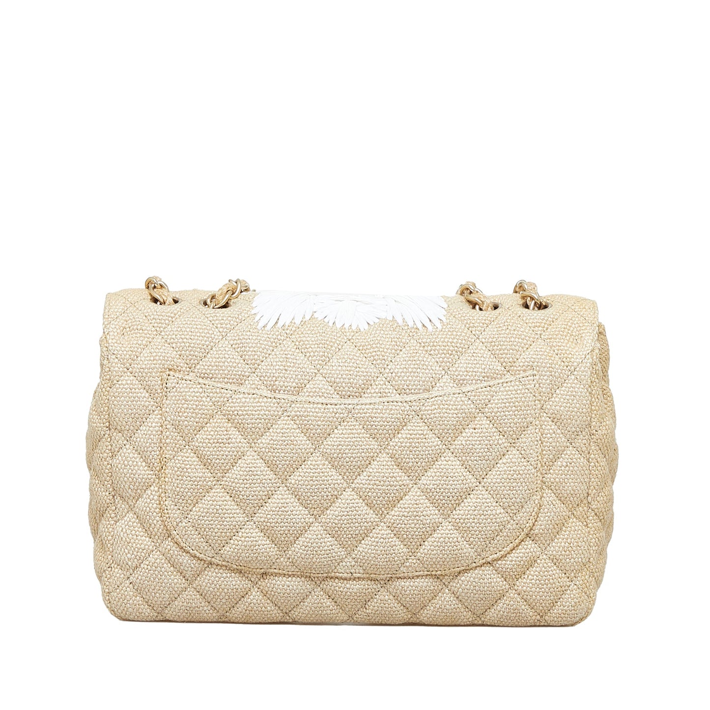 Chanel Coco Flap Bag Jumbo Country Brown Canvas