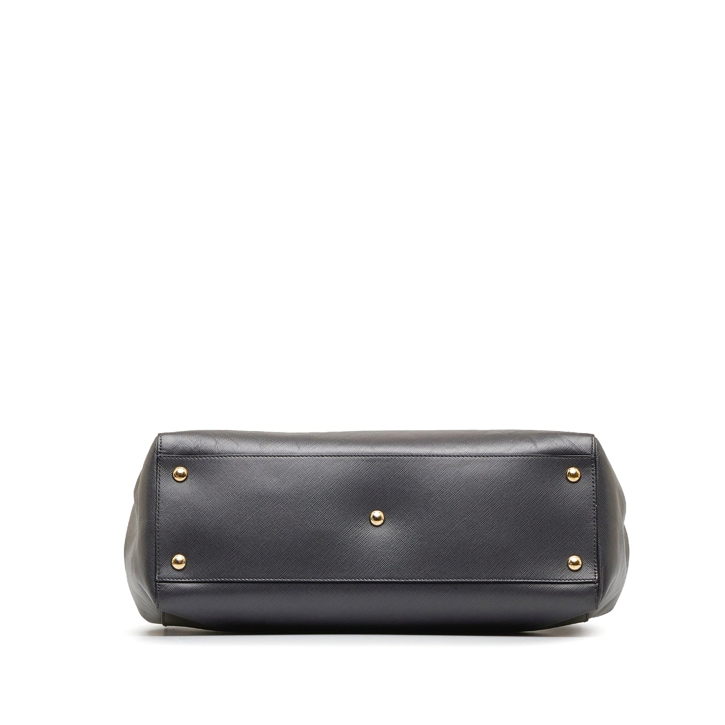 Gray Ferragamo Vara Leather Tote