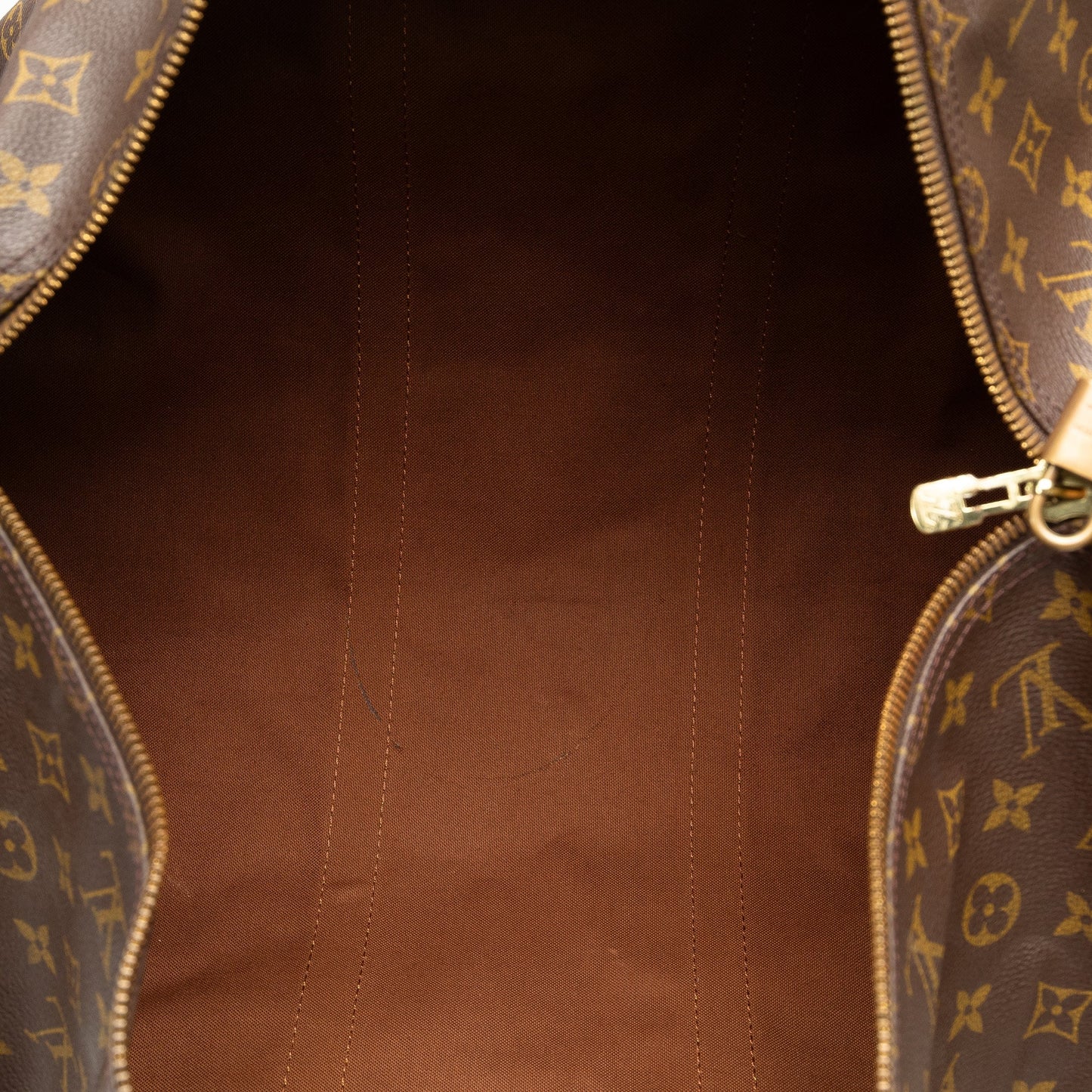 Brown Louis Vuitton Monogram Keepall Bandouliere 55 Travel Bag
