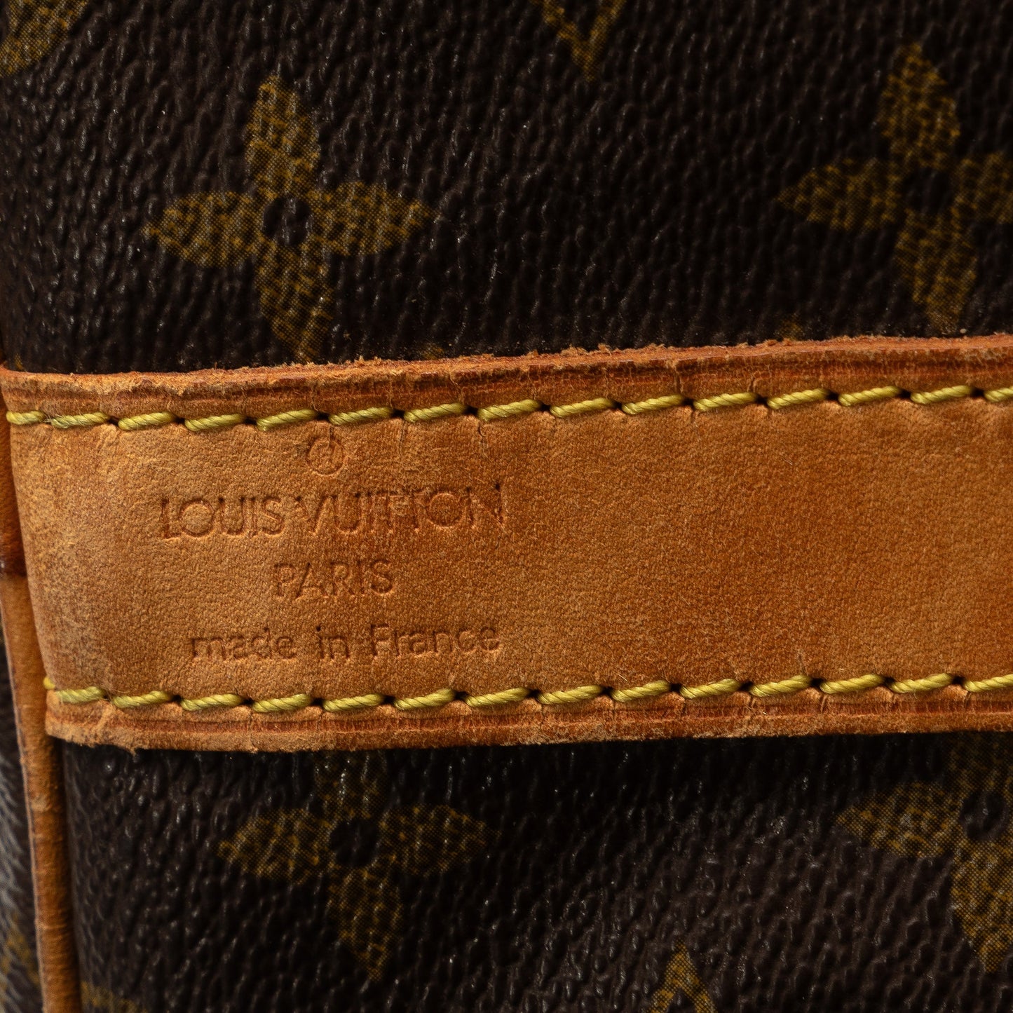 Brown Louis Vuitton Monogram Keepall Bandouliere 55 Travel Bag
