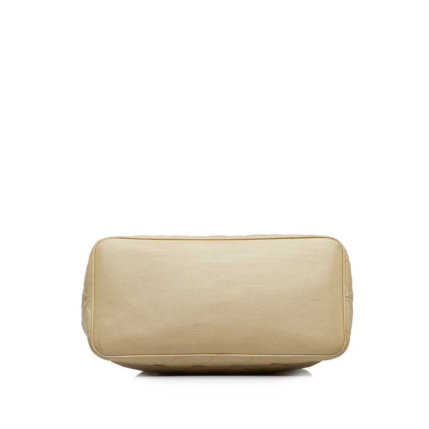 Chanel Medallion Tote Bag White Caviar Gold