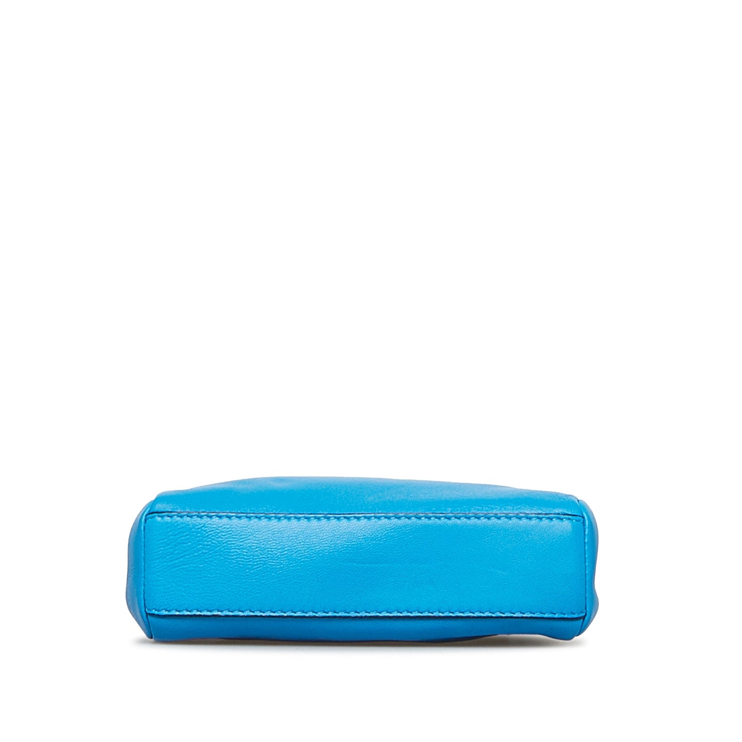 Fendi Peekaboo Micro Blue Leather