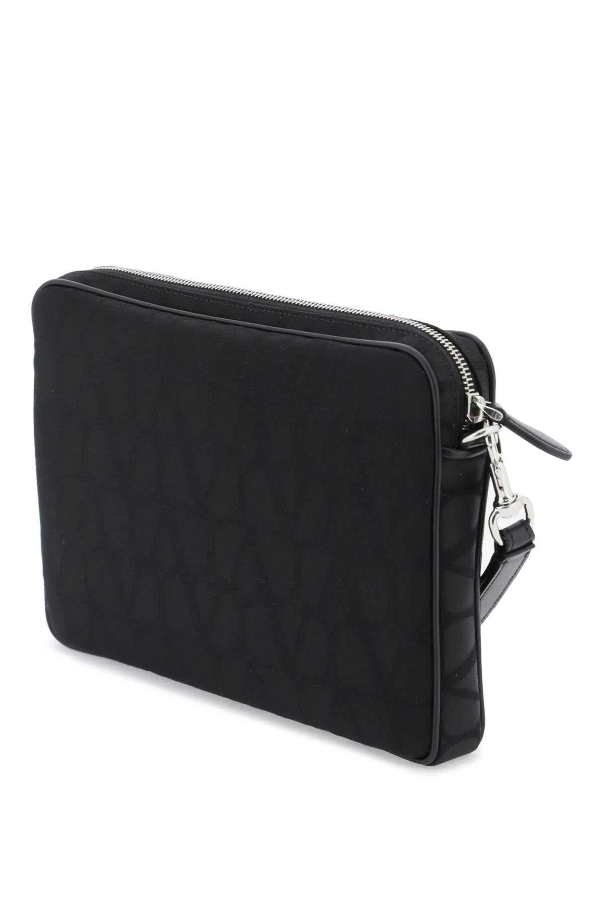 Valentino Garavani Black Iconographe Pouch Men