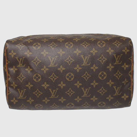 Brown Monogram Speedy 30 Top Handle Bag