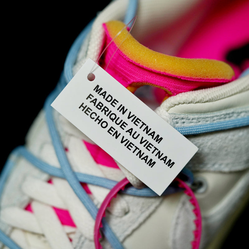 GLM - OW x Dunk (NO.38) light blue shoelace pink buckle