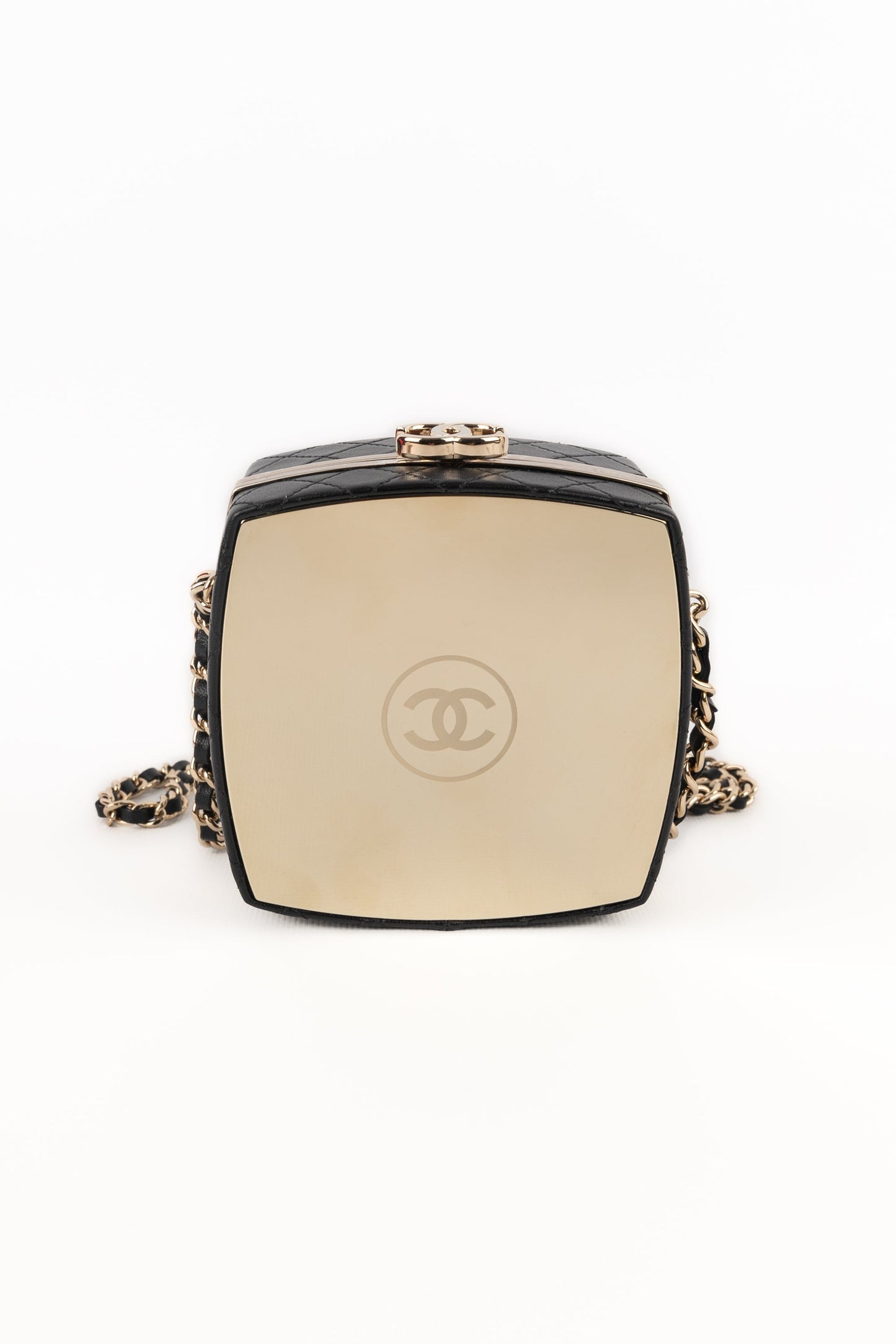 Sac minaudiÃ¨re "Poudre Compacte" Chanel 2021