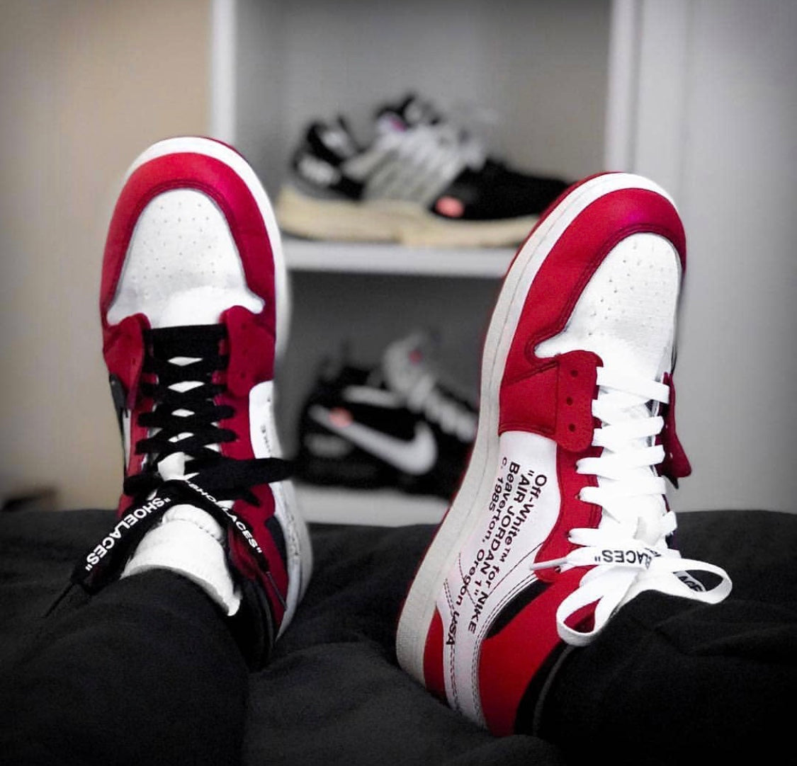 GLM - AJ1 White Red