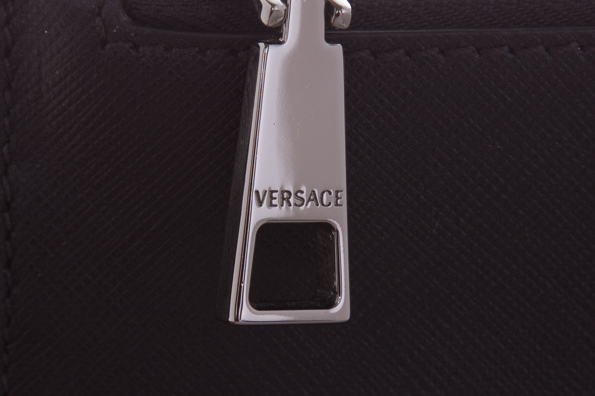 Versace Black Leather Pouch