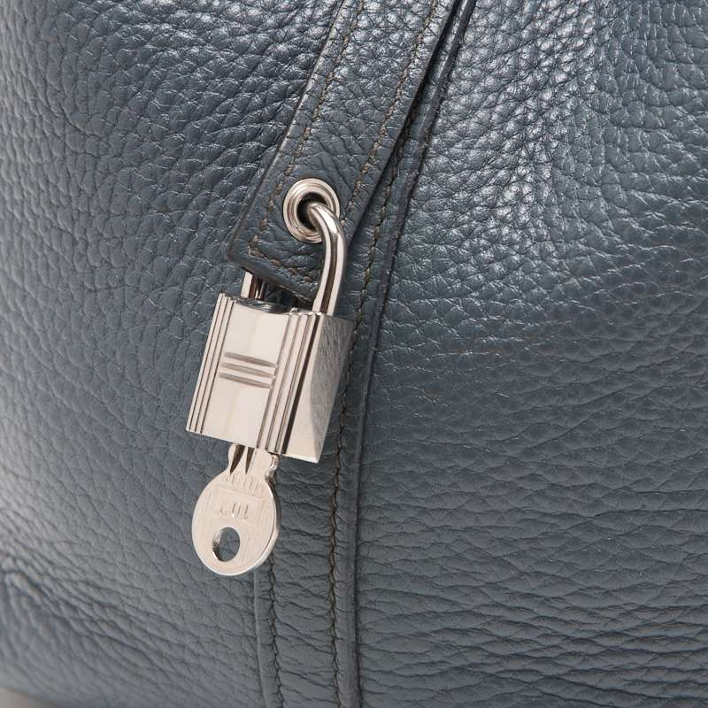 HERMES ERMES Picotin Lock MM Tote Bag  Clemence Blue Orange (Silver G ) Tortoise Bag  Start Bag Lady Back Shoulder Bag Hybrid ÃƒÂ£Ã¢â€šÂ¬Ã‚Â ShipÃƒÂ£Ã¢â€šÂ¬Ã¢â‚¬Ëœ Dharma Bookstore Online