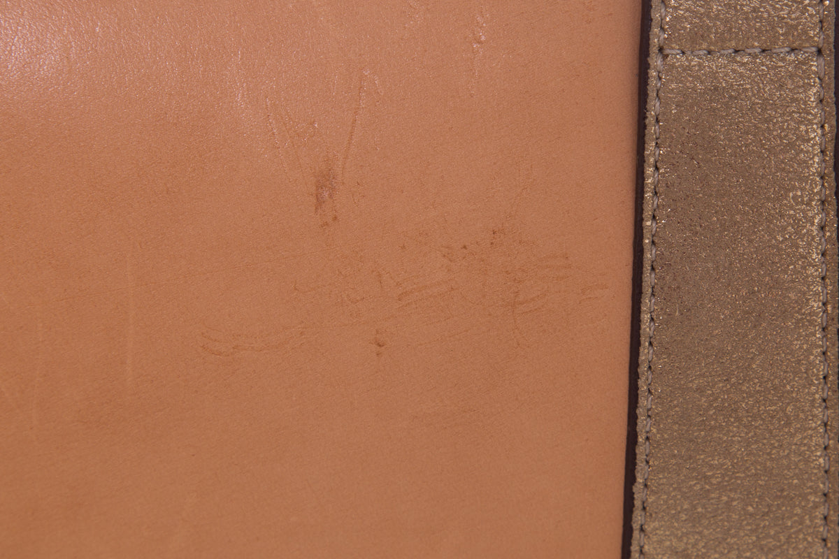 Coach Tan Leather Wristlet