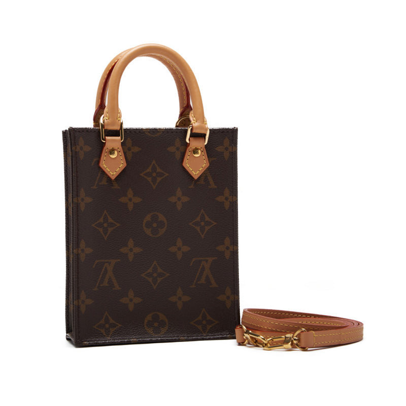 LOUIS VUITTON Monogram Pitt Sacks 2w Mini Handbag PVC Leather Monograms  Leather Handbag  Handbag Ladies Handbags Hybrid