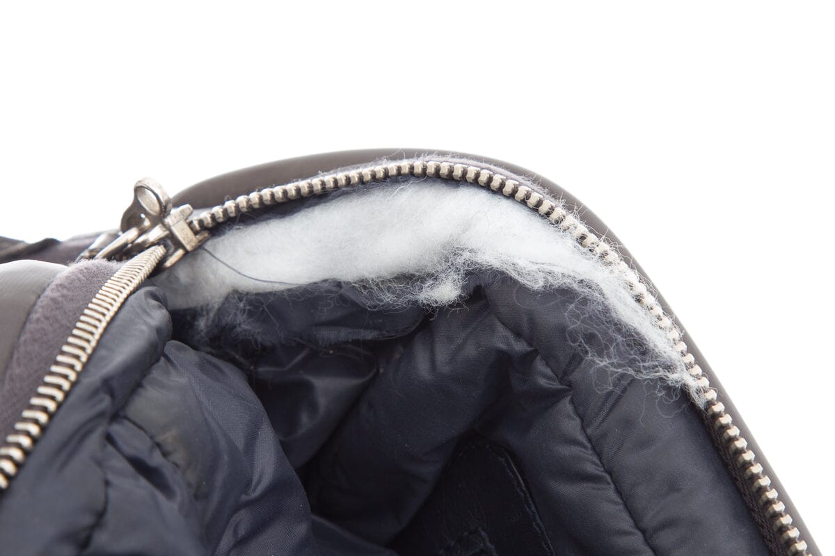 Chanel 2009 Winter Collection Grey Coco Cocoon Bowler Handbag