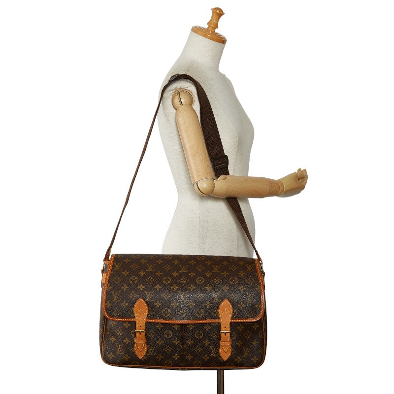 Louis Vuitton Monogram Gibraltar GM Shoulder Bag M42249 Brown PVC Leather  Louis Vuitton