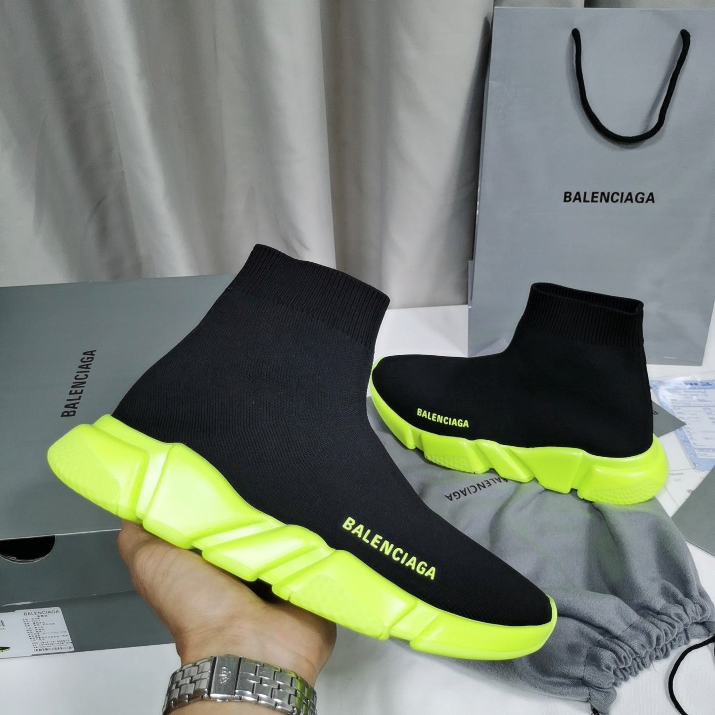 GLM - Bla Speed Stretch Knit High Top
