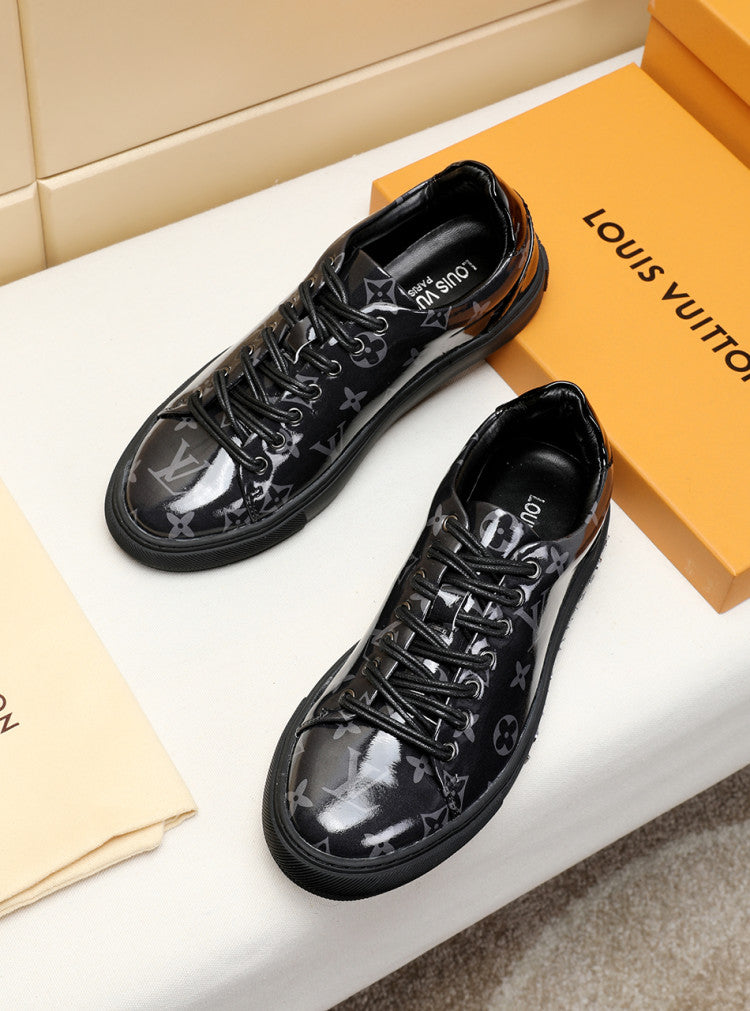 GLM - LUV Low GLMnogram Black Breathable Sneaker