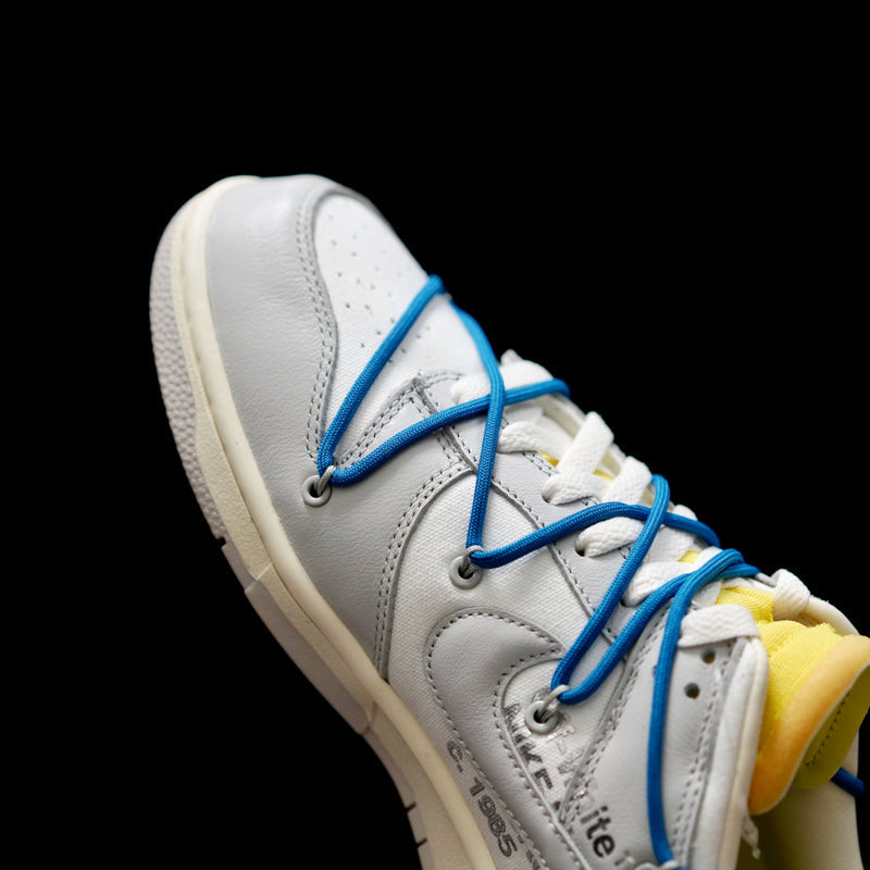 GLM - OW x Dunk (NO.10) blue shoelace yellow buckle