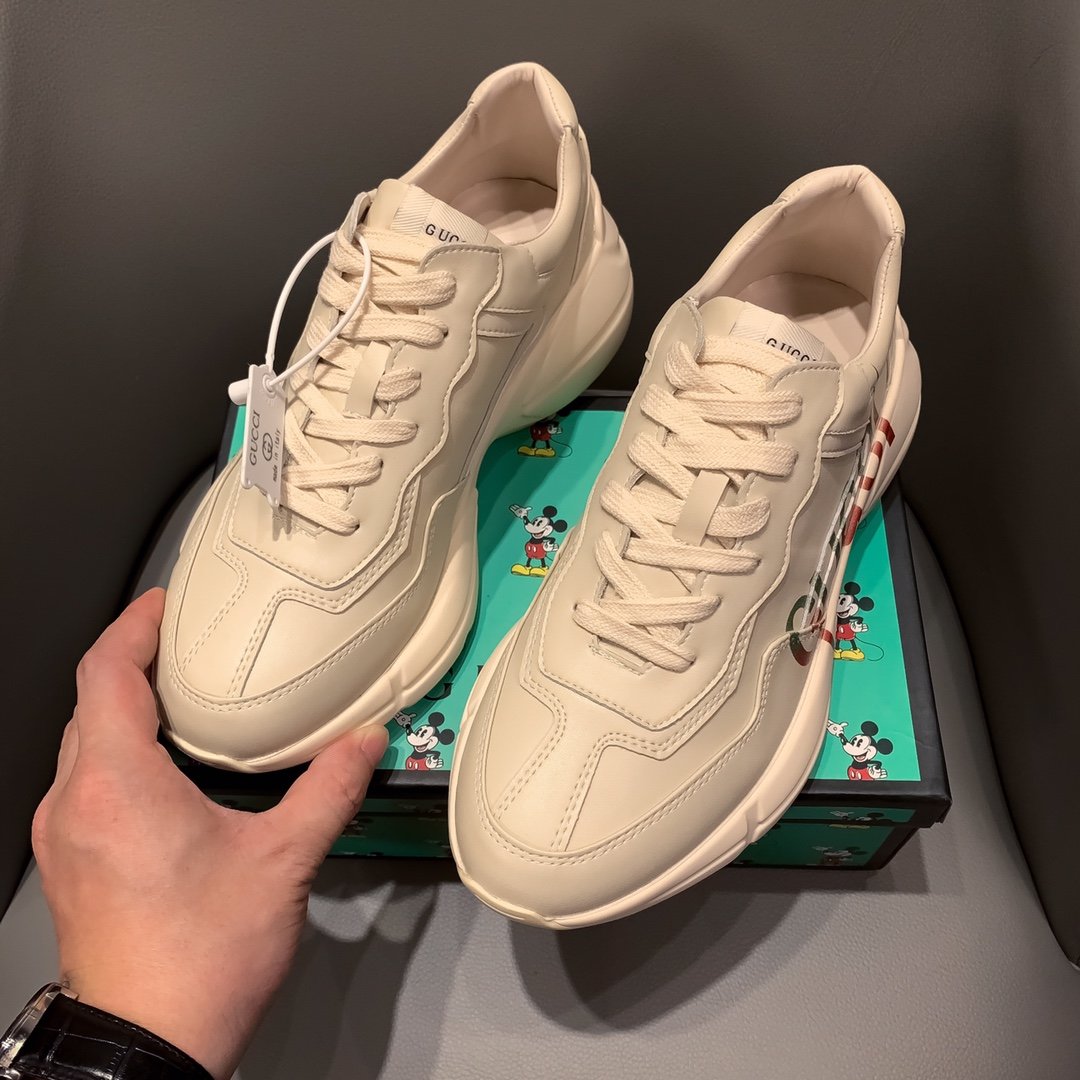 GLM-GCI  RHYTON SNEAKER WITH LOGO 130