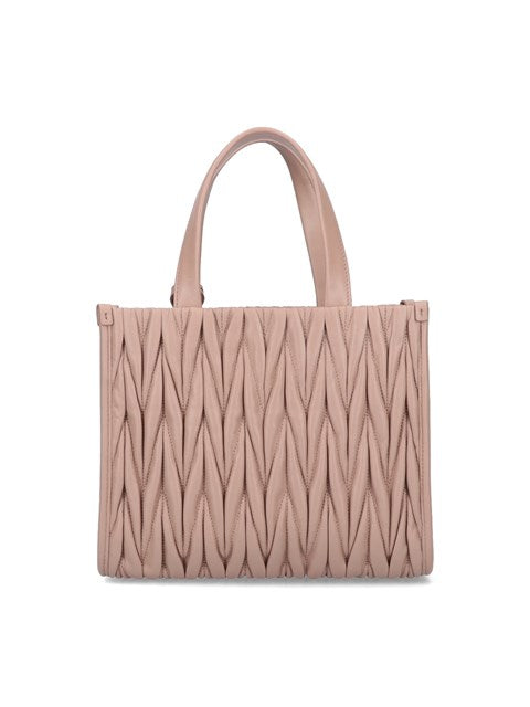 Miu Miu Women MatelassÃƒÆ’Ã‚Â© Tote Bag