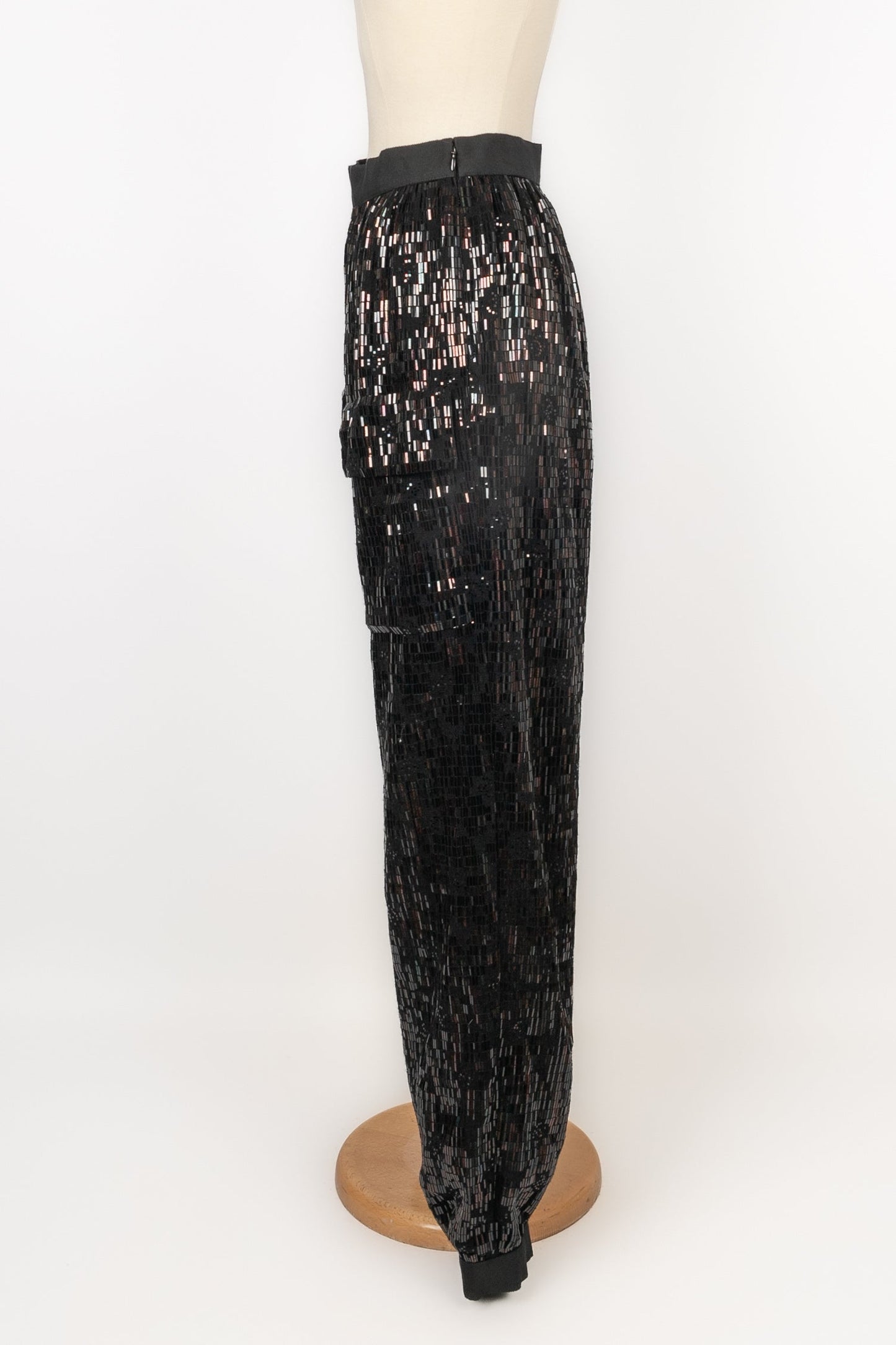 Pantalon Ã  paillettes Chanel
