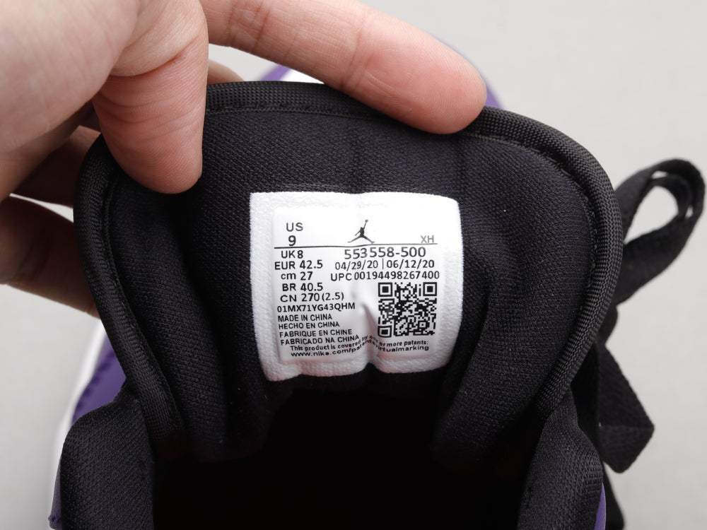 GLM - AJ1 purple toe