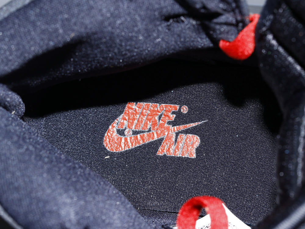 GLM - AJ1 black and red silk