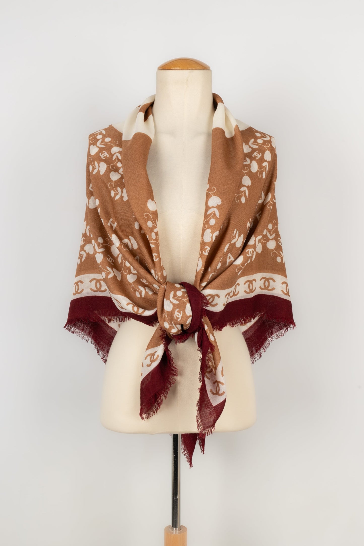 Foulard / ÃƒÆ’Ã‚Â©tole en laine et cachemire Chanel